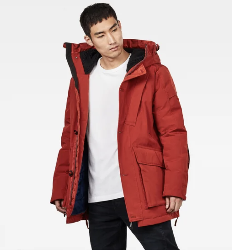 g star citishield short parka